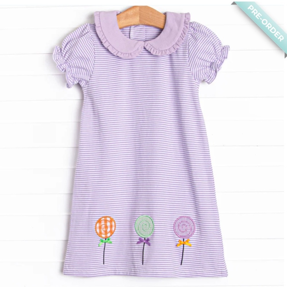 Sucker For You Applique Dress, Purple